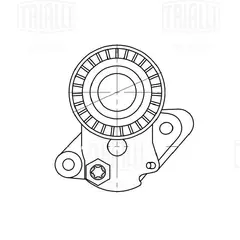 Ролик приводного ремня натяжным механизмом для автомобиля Skoda Octavia (12-) 1.4/1.6, CM 5097