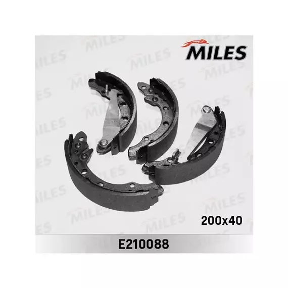 Колодки тормозные MILES E210088