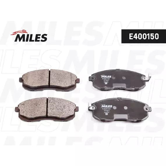 Тормозные колодки передние MILES E400150 для а/м Nissan Maxima, Juke, Teana, Tiida, Suzuki SX4