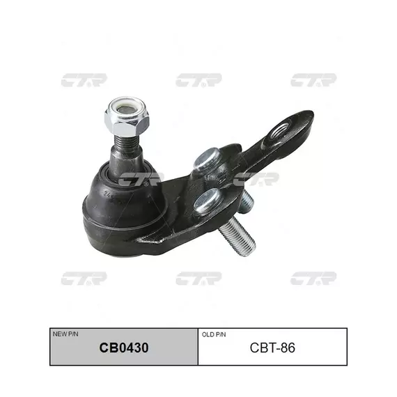 Шаровая опора левая TOYOTA Highlander/Sienna/Venza / LEXUS RX350/450H CB0430/CBT-86 CTR