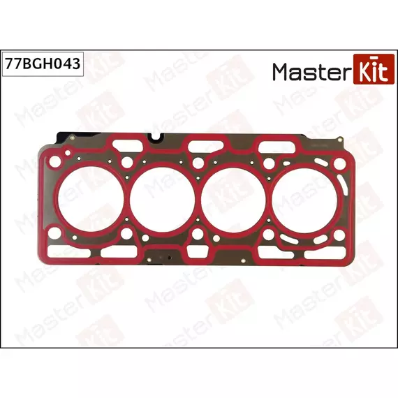 Прокладка ГБЦ для MERCEDES-BENZ W176/W246, NISSAN Juke, RENAULT Kaptur/Clio/Duster/Fluence/Kangoo/Logan/Megane/Scenic 1.5dCi 09- mot.K9K/OM607 - MasterKit арт. Aevro1-|MA|-77BGH043///1