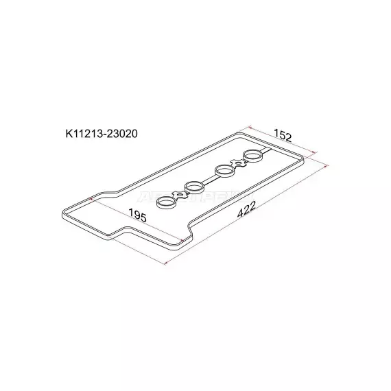 Прокладка клапанной крышки TY 1/2SZ-FE, 99-