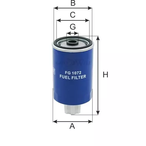 Фильтр топливный hcv GoodWill FG 1072