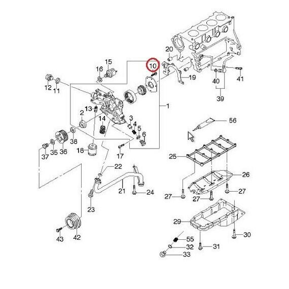 Болт крепления тормозного диска Daewoo Nexia